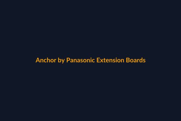 Anchor Extension Boards available at Raguveer Electric Talala